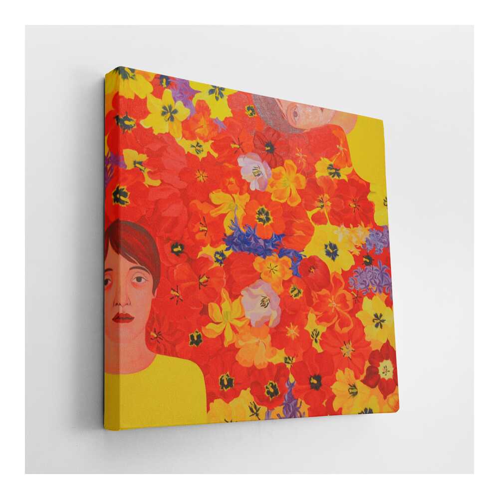 Picasoul - Picasoul Curated - Faces In Floral Harmony - Wall Decor