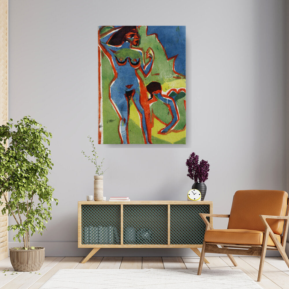 Two Figures In Color