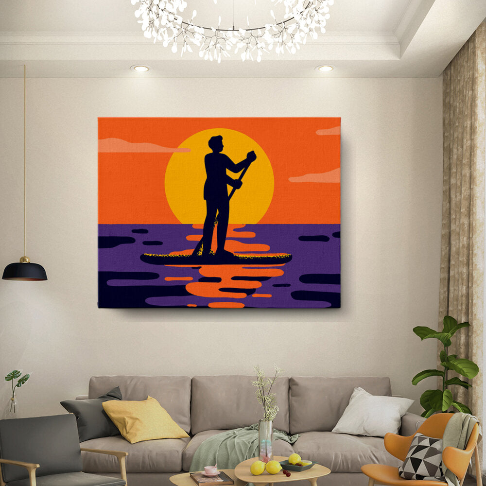 Paddleboard Sunset
