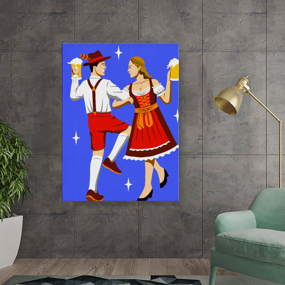 Beer Dance Couple