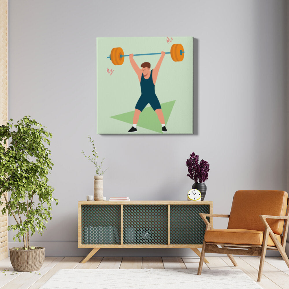 Power Lifter In Action