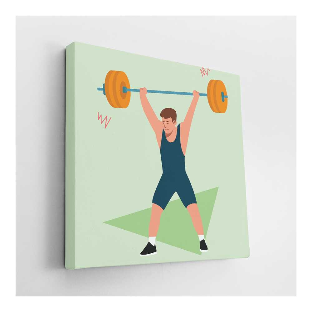 Picasoul - Picasoul Curated - Power Lifter In Action - Wall Decor