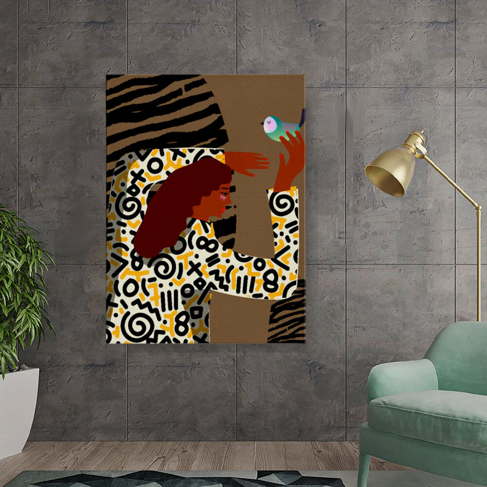 Woman With Bird