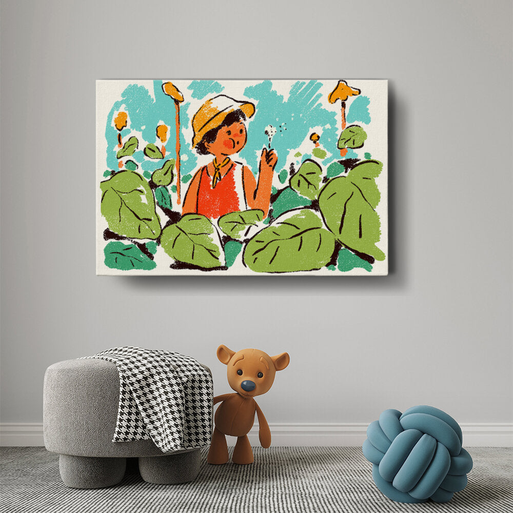 Child In A Garden