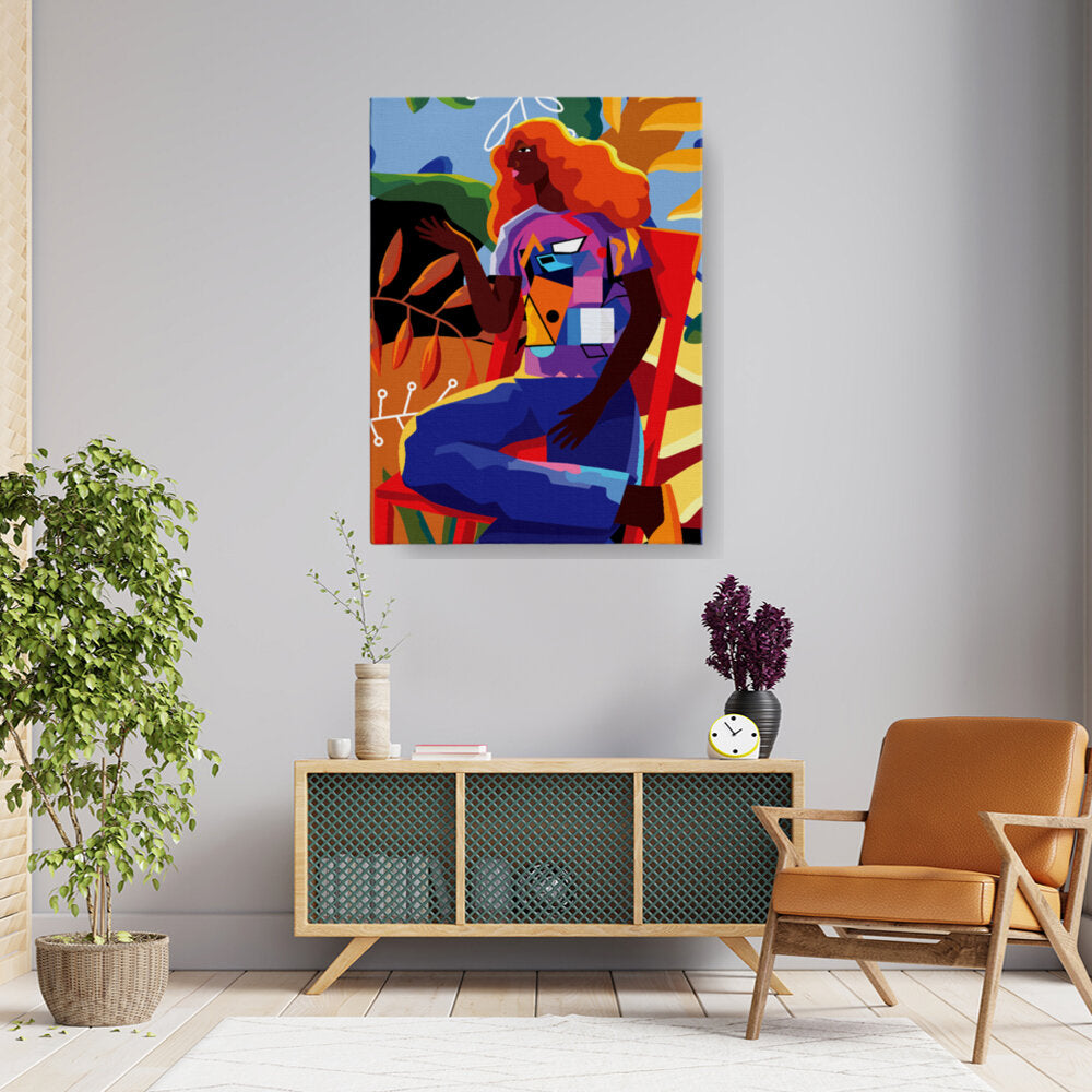 Vibrant Woman In Nature