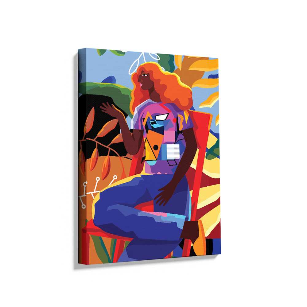 Picasoul - Picasoul Curated - Vibrant Woman In Nature - Wall Decor