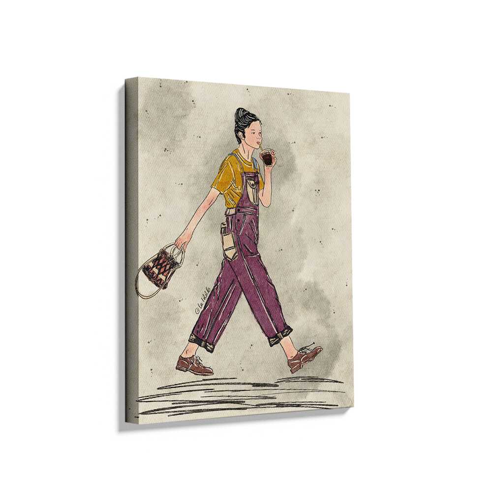 Picasoul - Picasoul Curated - Walking With Coffee - Wall Decor