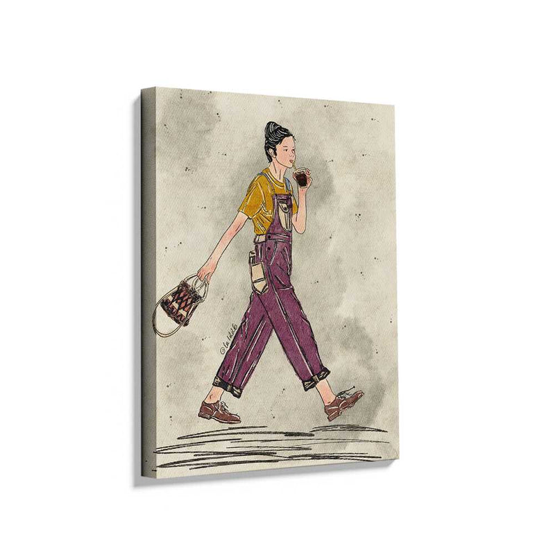 Picasoul - Picasoul Curated - Walking With Coffee - Wall Decor