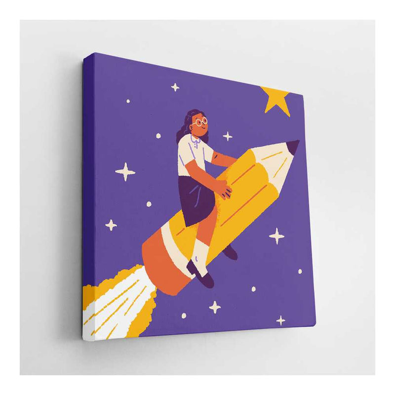 Picasoul - Picasoul Curated - Pencil Rocket Adventure - Wall Decor