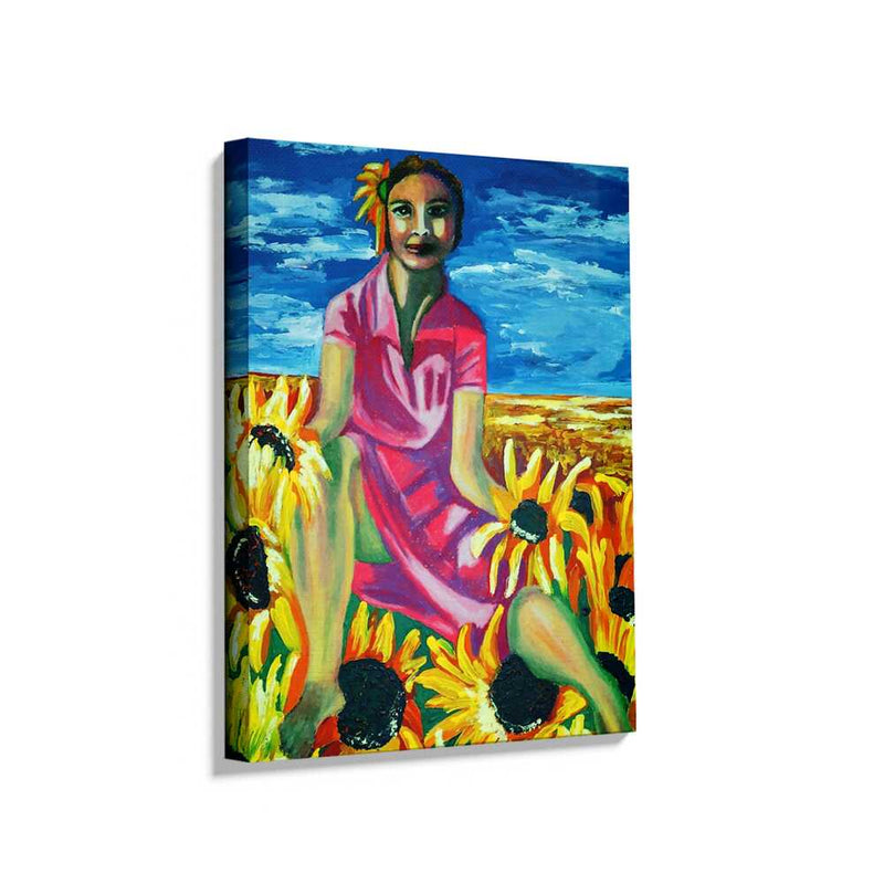 Picasoul - Picasoul Curated - Sunflower Girl - Wall Decor