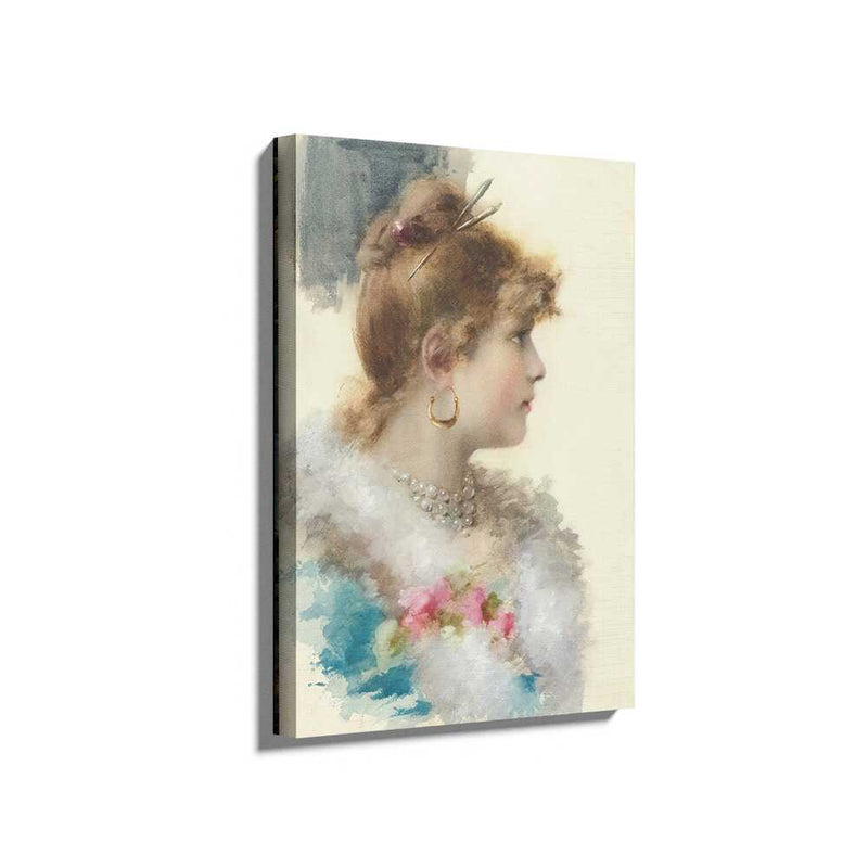 Picasoul - Picasoul Curated - Elegant Woman In Profile - Wall Decor
