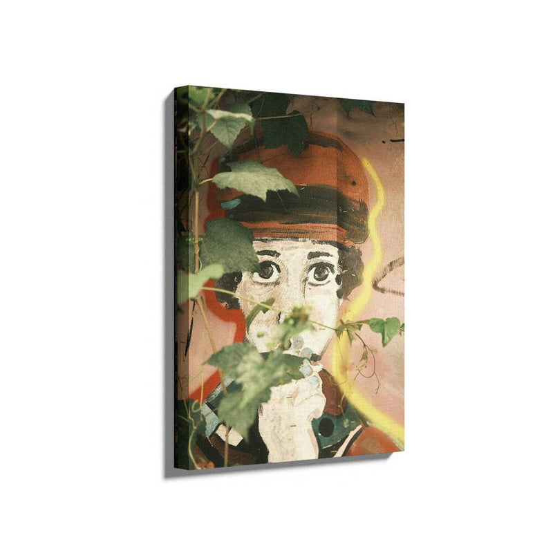Picasoul - Picasoul Curated - Mysterious Portrait In Greenery - Wall Decor