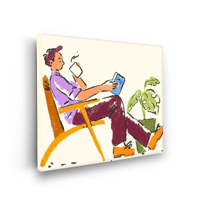 Picasoul - Picasoul Curated - Relaxing Reader - Wall Decor
