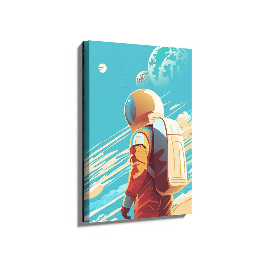 Picasoul - Picasoul Curated - Astronaut In Space - Wall Decor