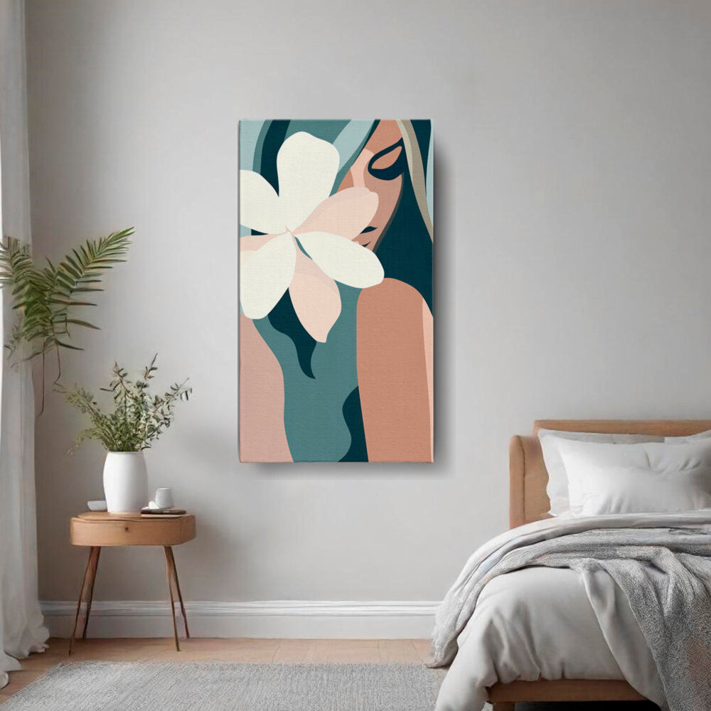 Woman With Flower