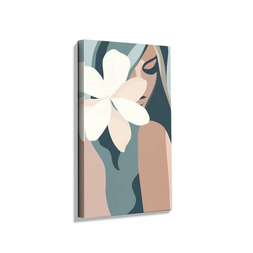 Picasoul - Picasoul Curated - Woman With Flower - Wall Decor