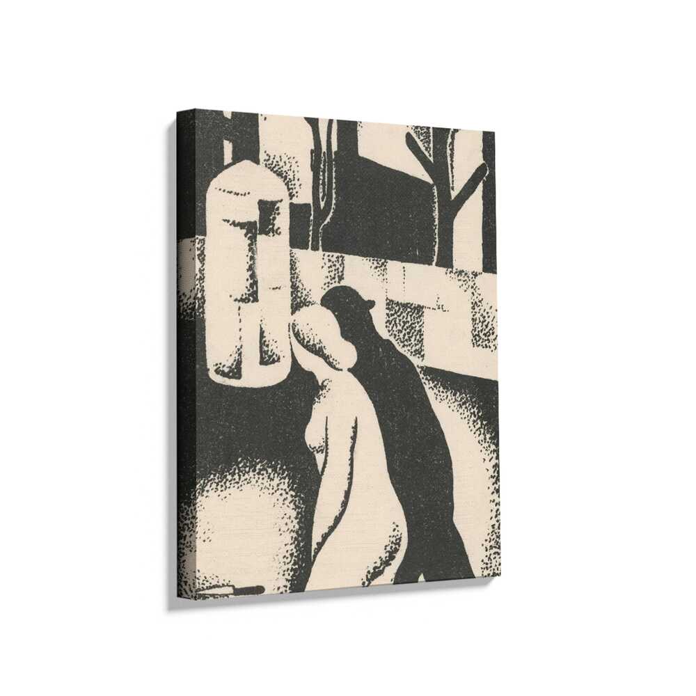 Picasoul - Picasoul Curated - Silhouetted Figures In Urban Landscape - Wall Decor