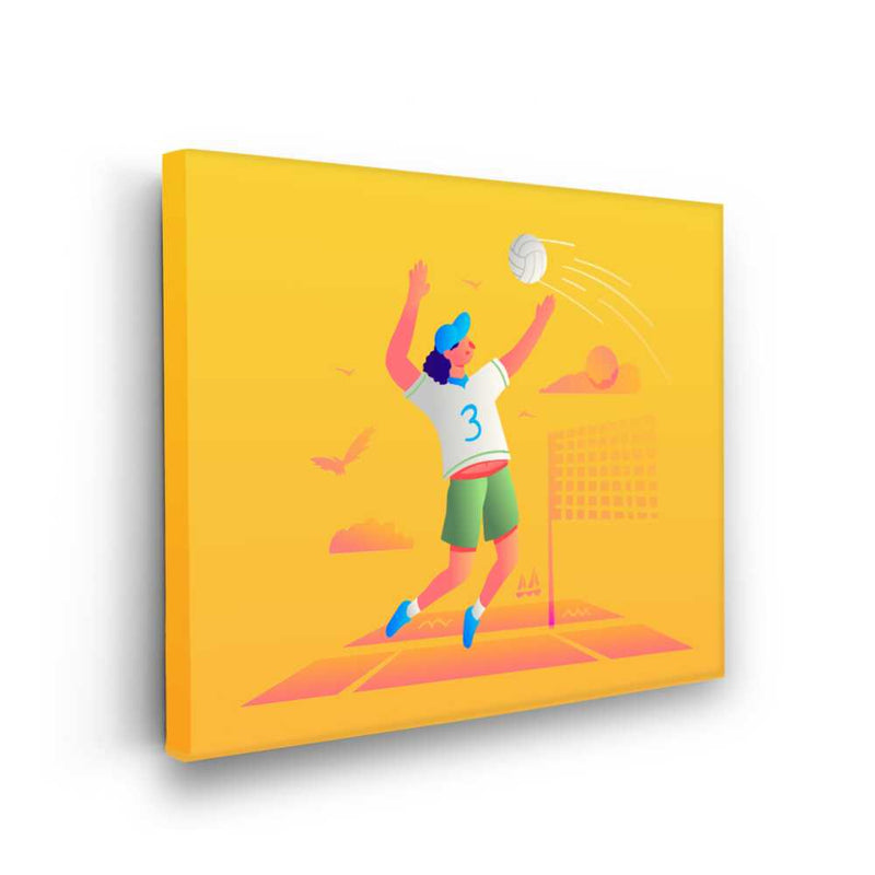 Picasoul - Picasoul Curated - Volleyball Action - Wall Decor