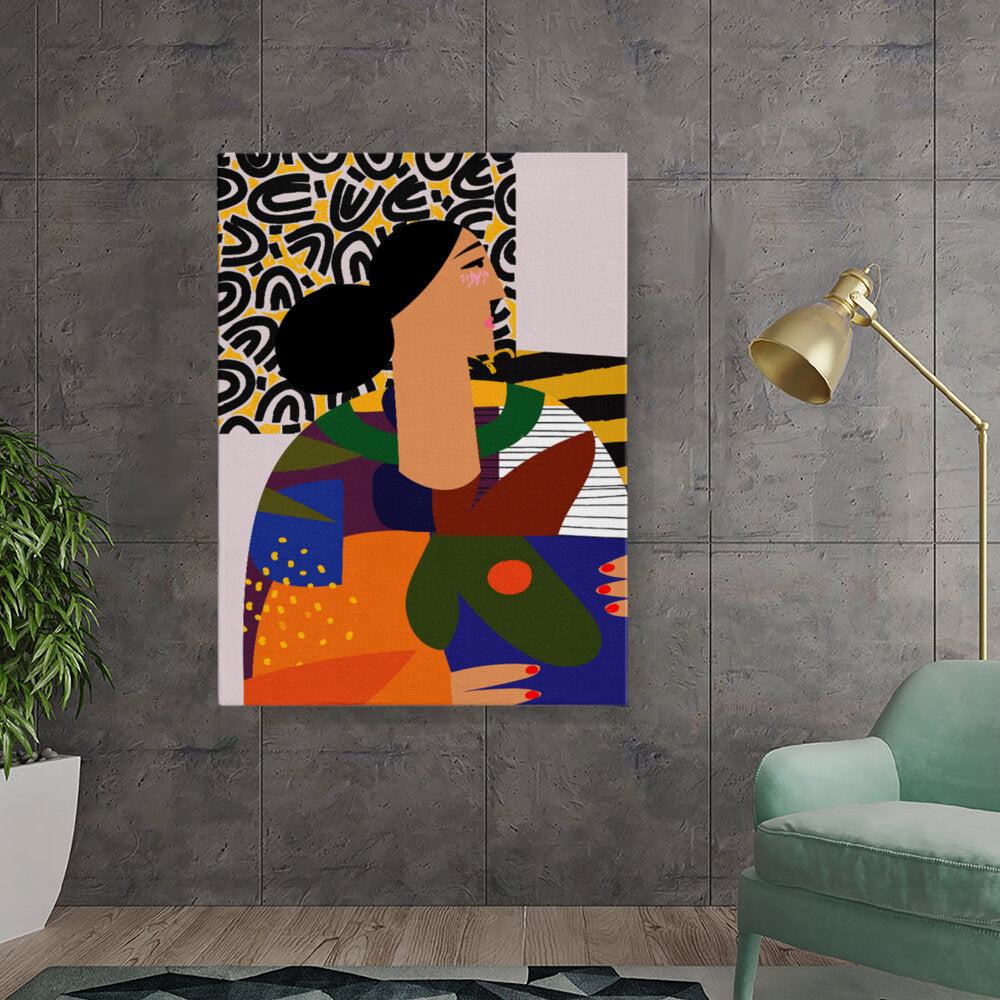 Vibrant Woman Portrait