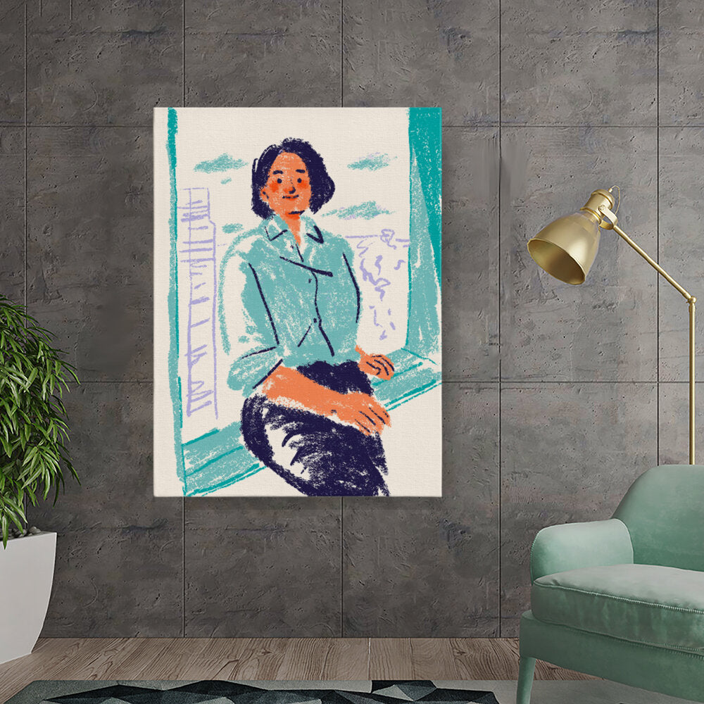 Woman By The Window