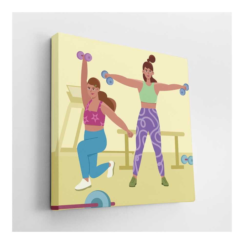 Picasoul - Picasoul Curated - Empowered Workout Buddies - Wall Decor