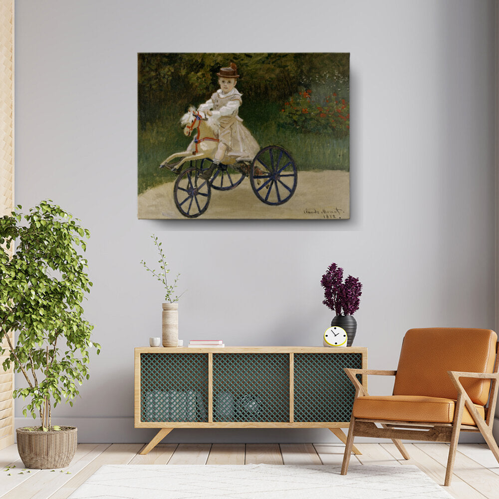 Jean Monet On His Hobby Horse