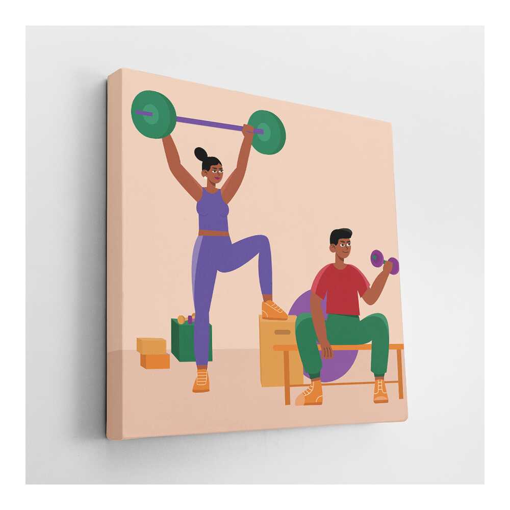 Picasoul - Picasoul Curated - Fitness Duo - Wall Decor