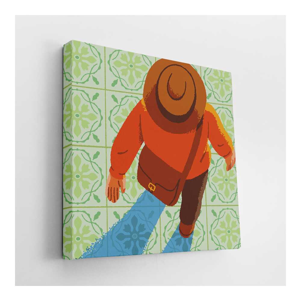 Picasoul - Picasoul Curated - Walking On Colorful Tiles - Wall Decor
