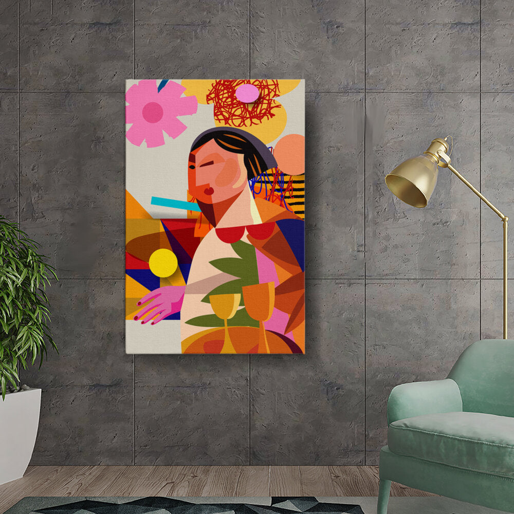 Colorful Abstract Portrait