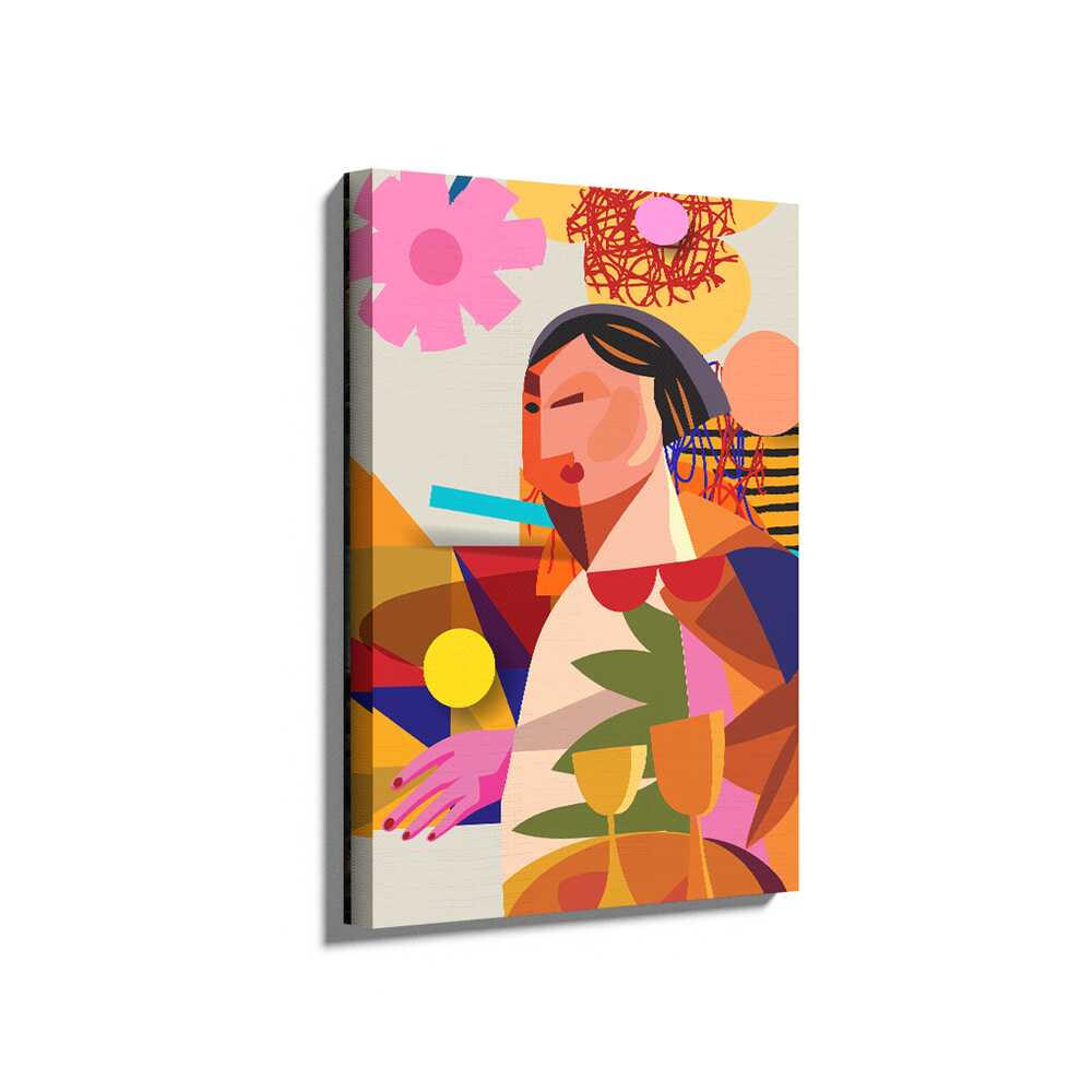 Picasoul - Picasoul Curated - Colorful Abstract Portrait - Wall Decor