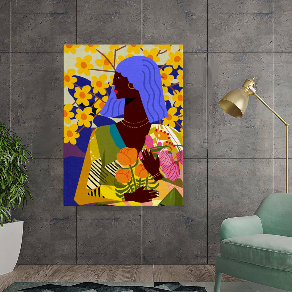 Girl With Flowers