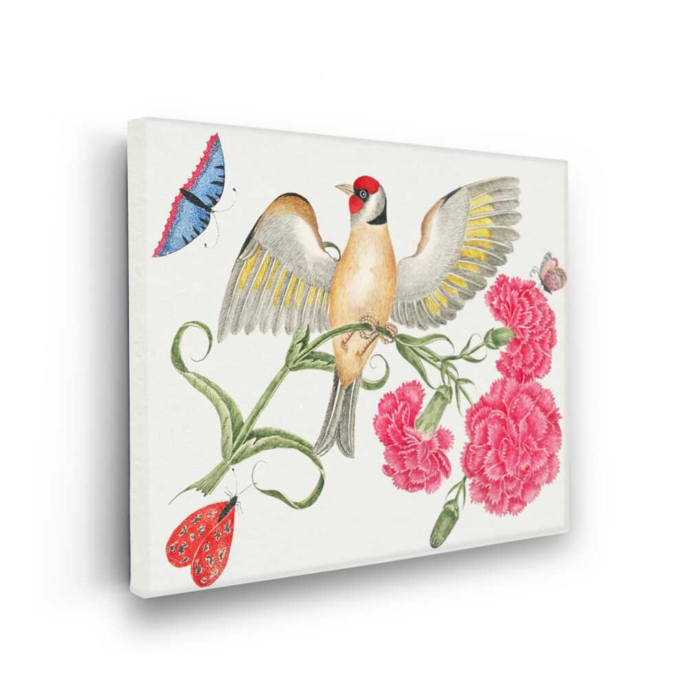 Picasoul - Picasoul Curated - Bird And Flowers - Wall Decor
