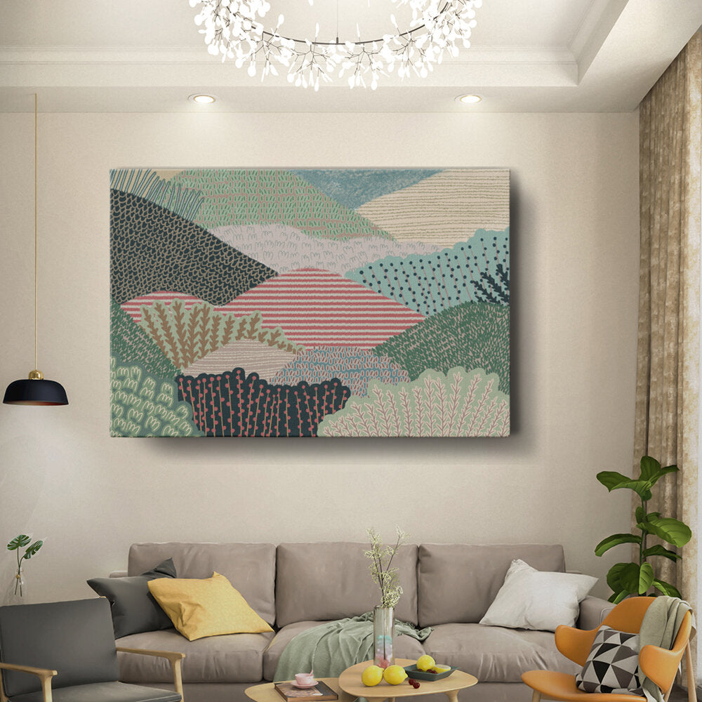 Abstract Mountain Landscape