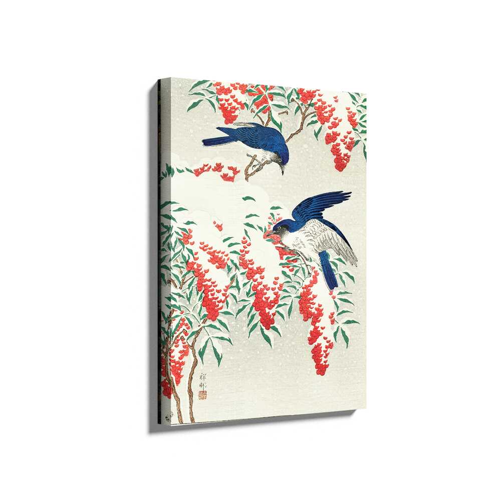 Picasoul - Picasoul Curated - Blue Birds On Blossoms - Wall Decor