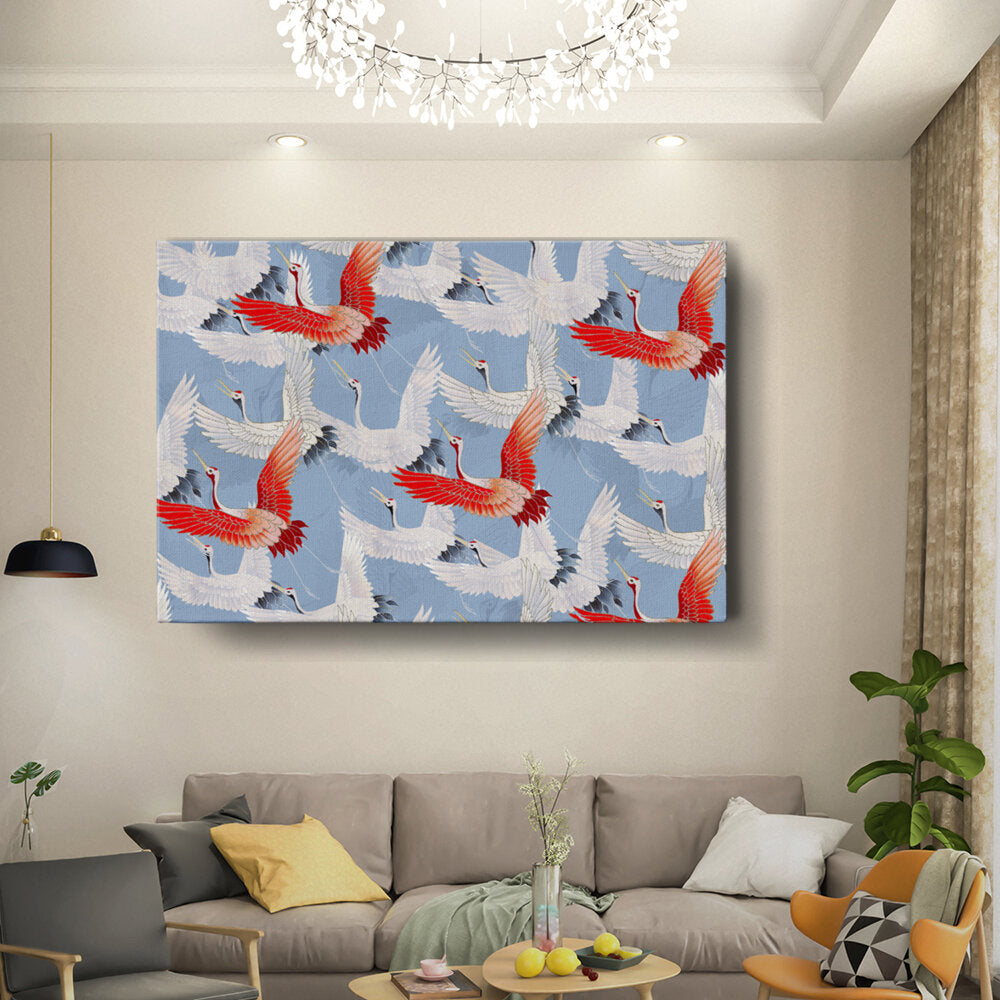 Cranes In Flight 01