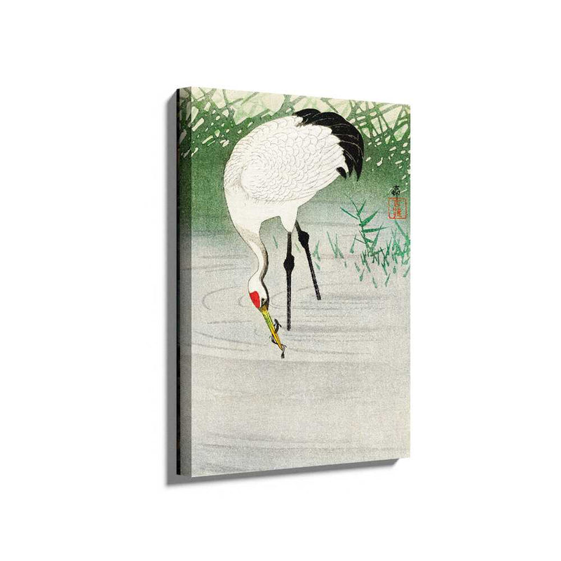 Picasoul - Picasoul Curated - Elegant Crane In Tranquil Waters - Wall Decor