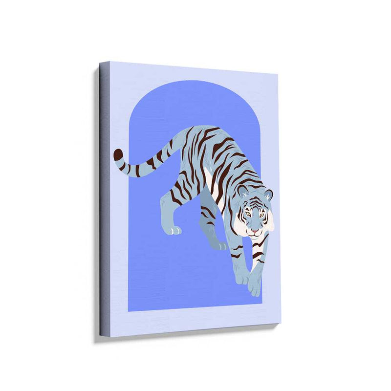 Picasoul - Picasoul Curated - Blue Tiger Walk - Wall Decor