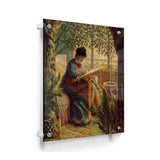 Madame Monet Embroidering - Acrylic Wall Photo