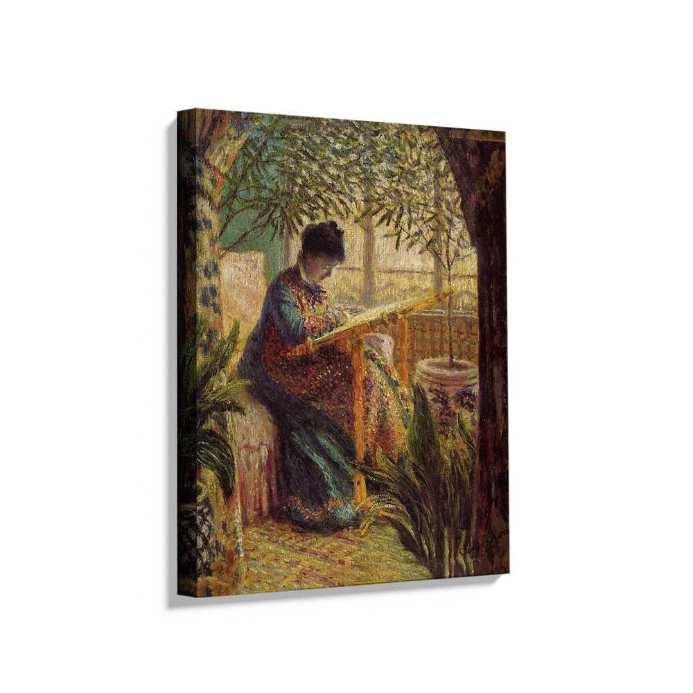 Picasoul - Picasoul Curated - Madame Monet Embroidering - Wall Decor