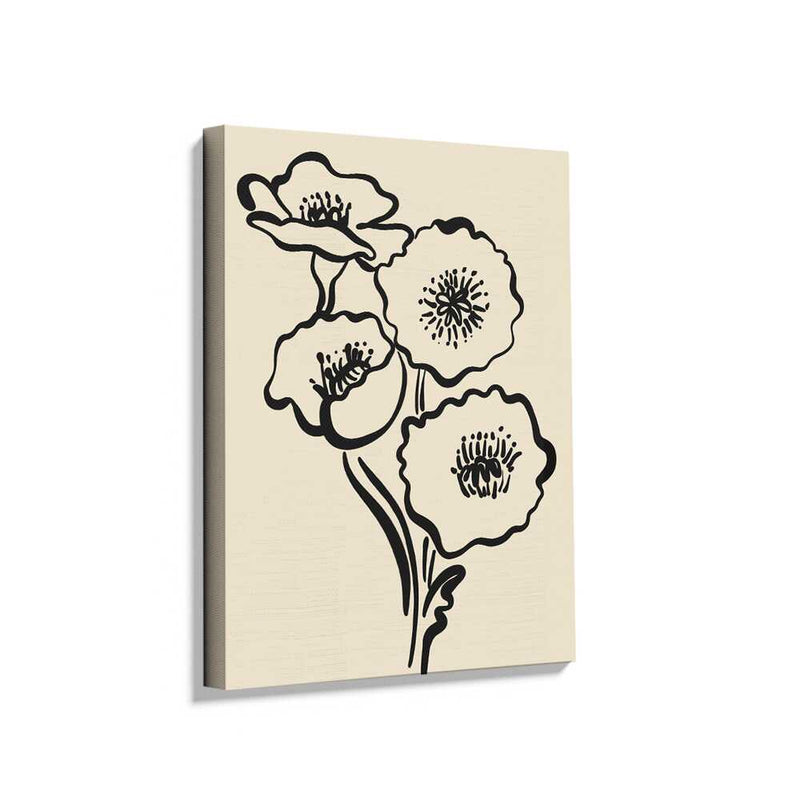 Picasoul - Picasoul Curated - Whimsical Floral Doodle - Wall Decor