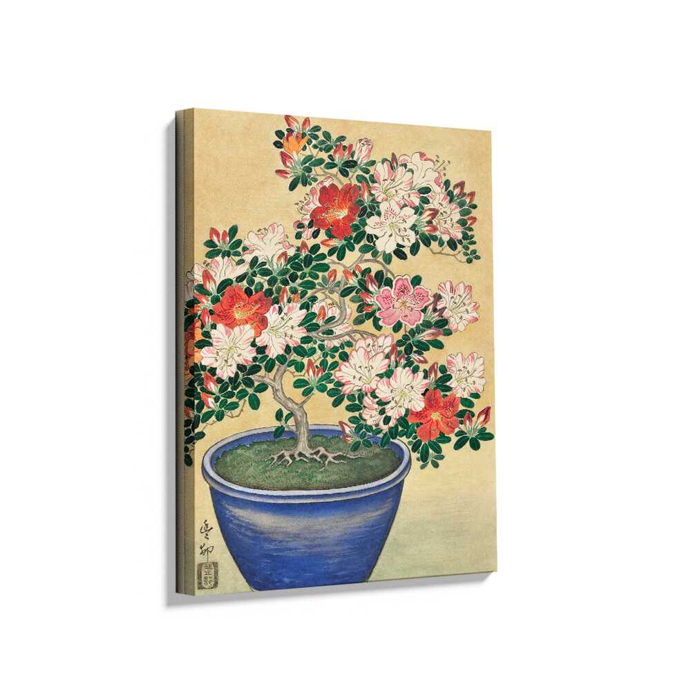 Picasoul - Picasoul Curated - Azalea In Blue Pot - Wall Decor