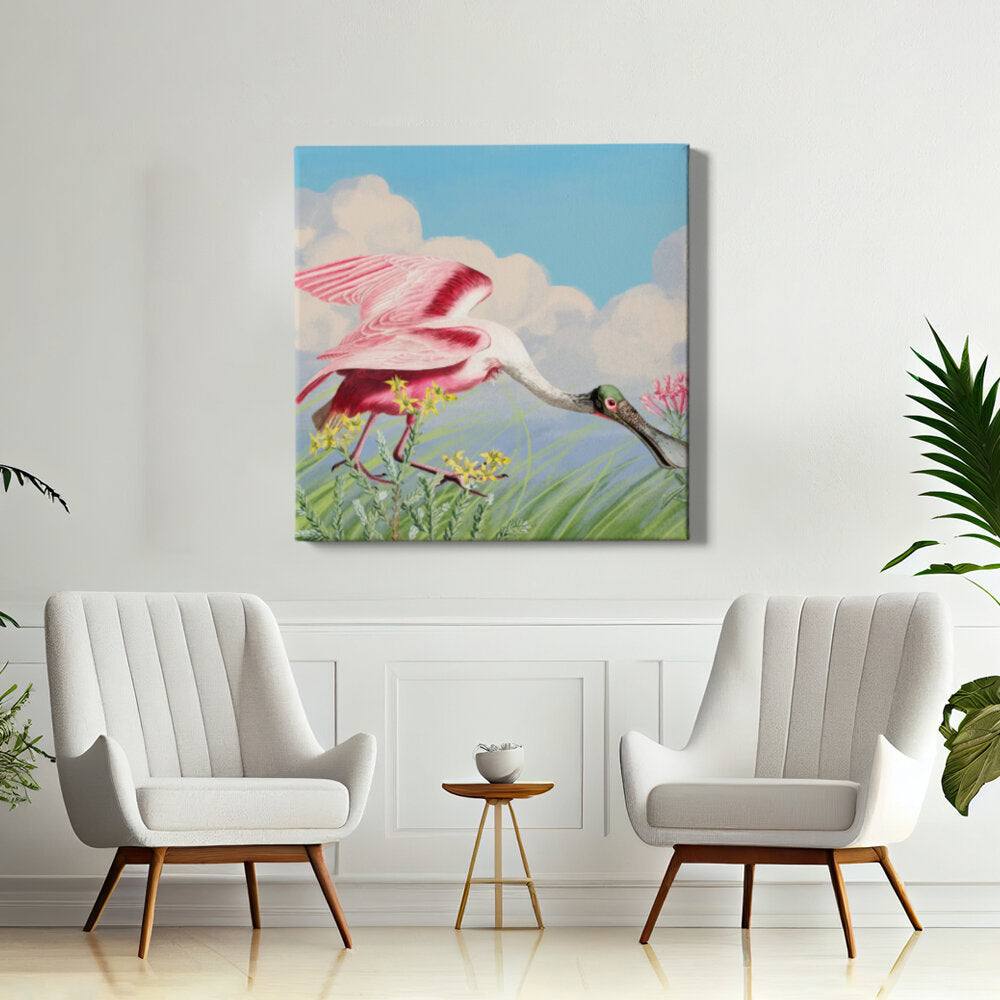 Roseate Spoonbill In Bloom