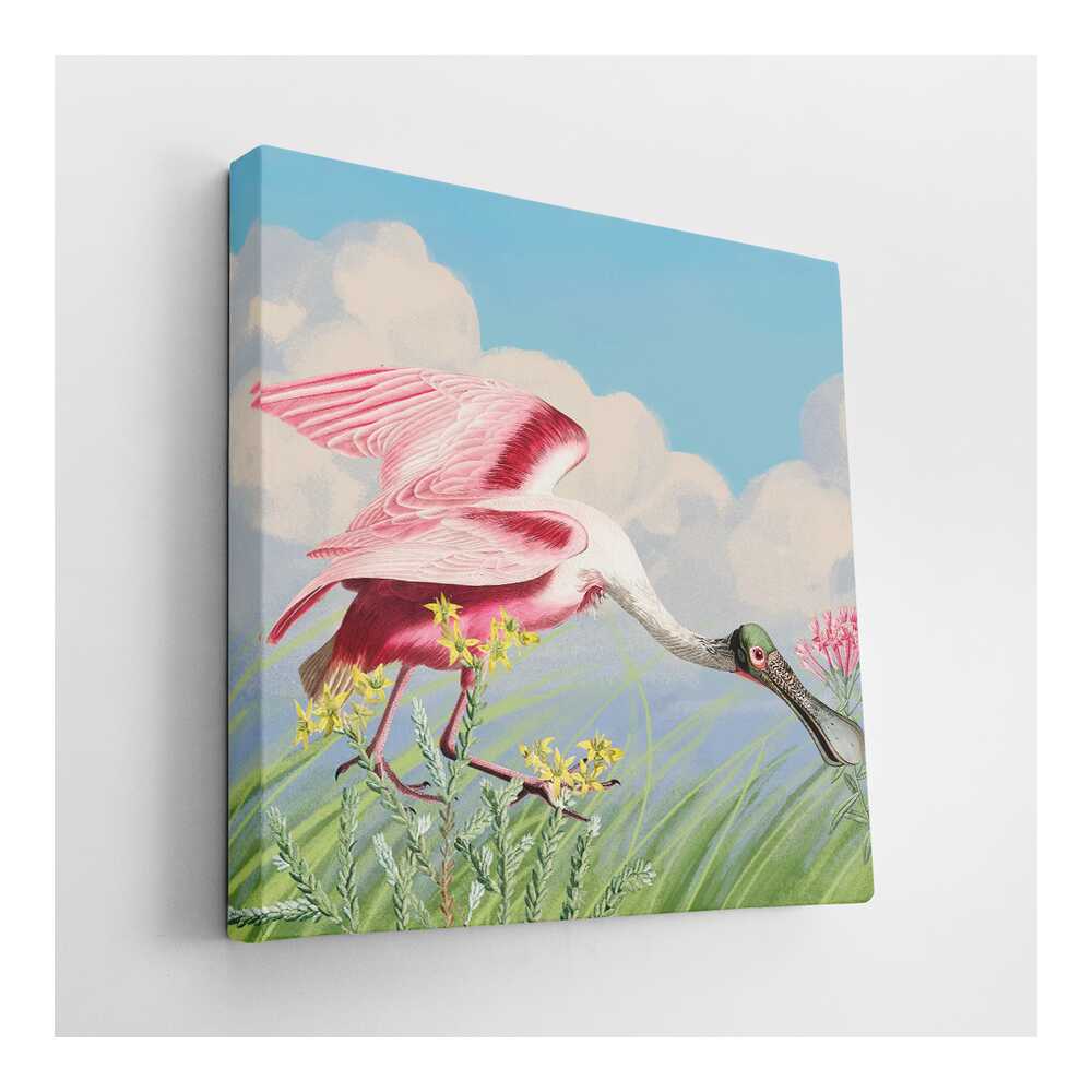 Picasoul - Picasoul Curated - Roseate Spoonbill In Bloom - Wall Decor