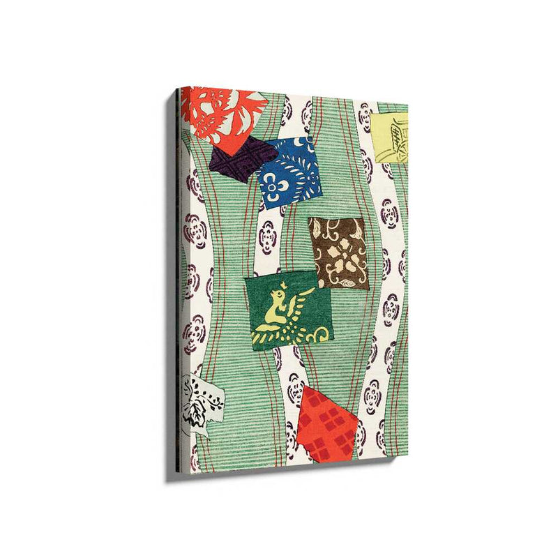 Picasoul - Picasoul Curated - Colorful Patterns On Green - Wall Decor