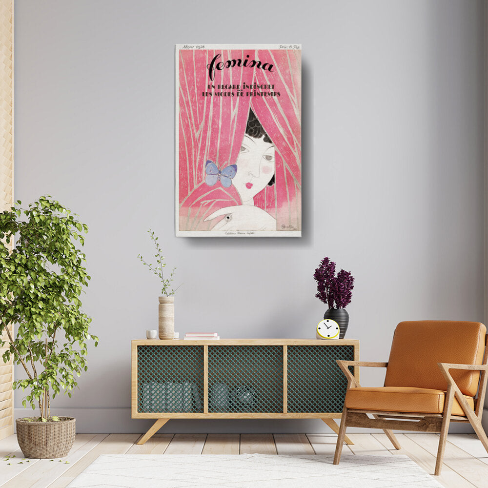 Femme Et Papillon