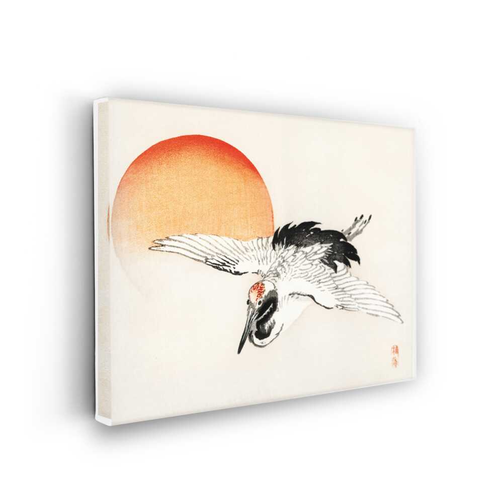 Picasoul - Picasoul Curated - Soaring Crane At Sunset - Wall Decor