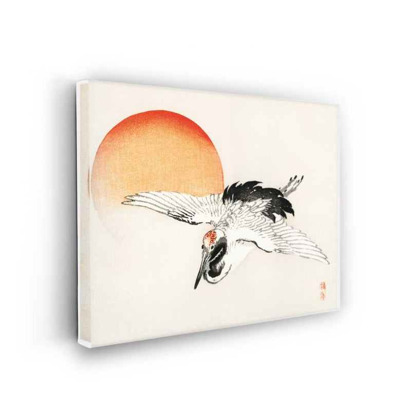 Picasoul - Picasoul Curated - Soaring Crane At Sunset - Wall Decor