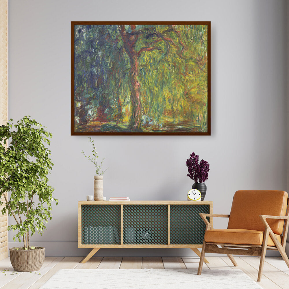 Weeping Willow - Framed Canvas