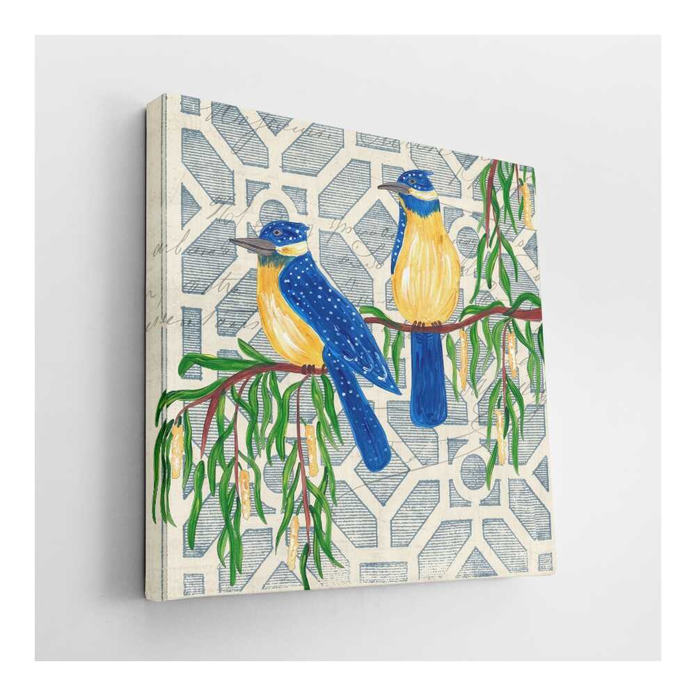 Picasoul - Picasoul Curated - Colorful Birds On A Branch - Wall Decor