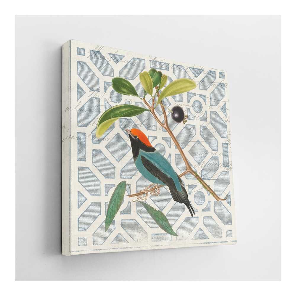 Picasoul - Picasoul Curated - Colorful Bird Amidst Leaves - Wall Decor